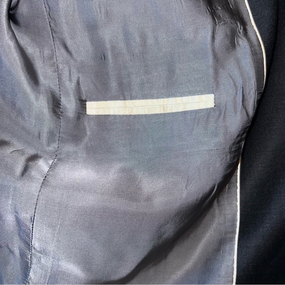 Culwell & Son Gentlemen's Apparel Dallas Texas Black Wool Suit Blazer - Picture 11 of 13